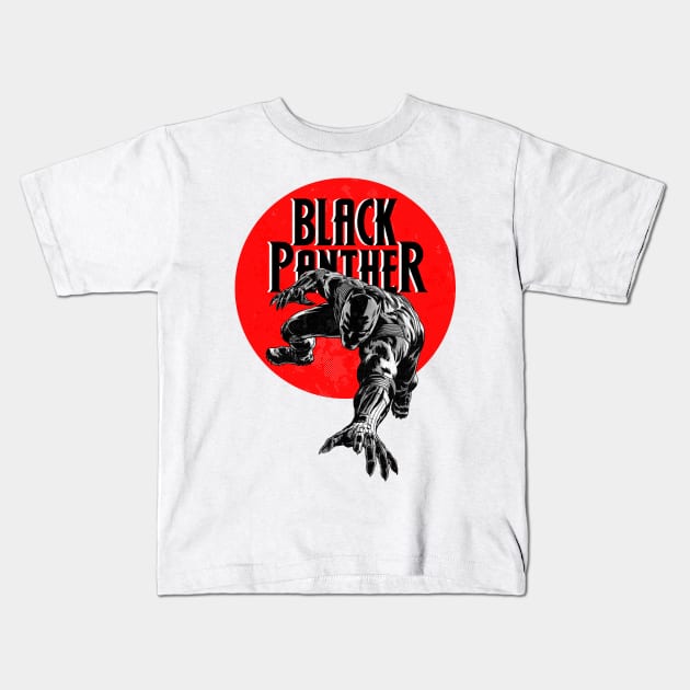 Black Panther - King Of Wakanda Kids T-Shirt by Shirts & Shenanigans 